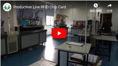 Línea de producción de tarjetas de chip RFID